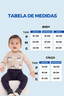 Conjunto Body e Calça Longo Suedini Hipopótamo 