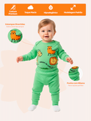 Conjunto Body e Calça Longo Suedini Esquilo e Tiger