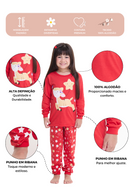 Kit Com 4 Peças (2 conjunto) Pijama Longo 