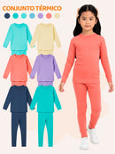 Kit Com 4 Peças(2 Conjuntos) Termicos Longo