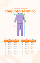 Conjunto Térmico Longo Lavanda