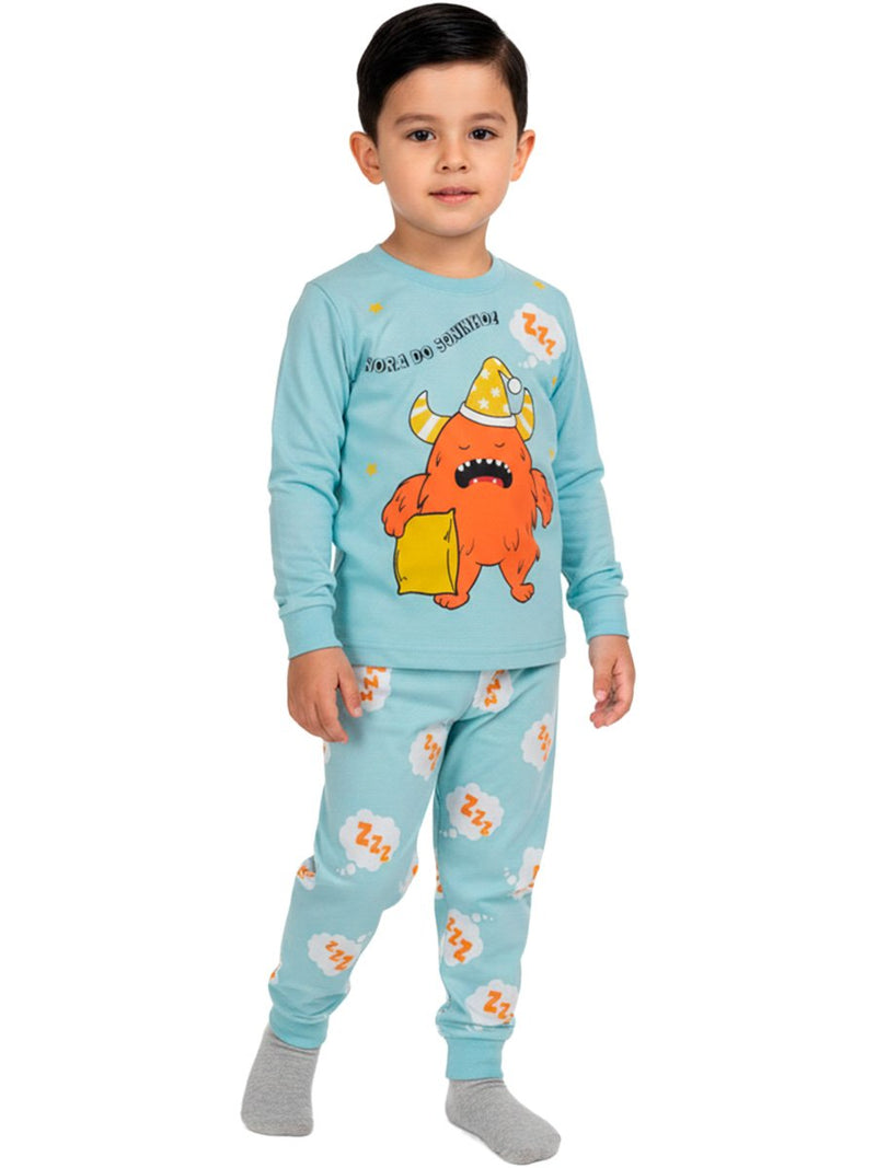 Pijama Longo Infantil  Masculino Soninho