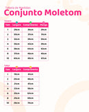 Conjunto Moletom Infantil Menina Ursinhos Amigos