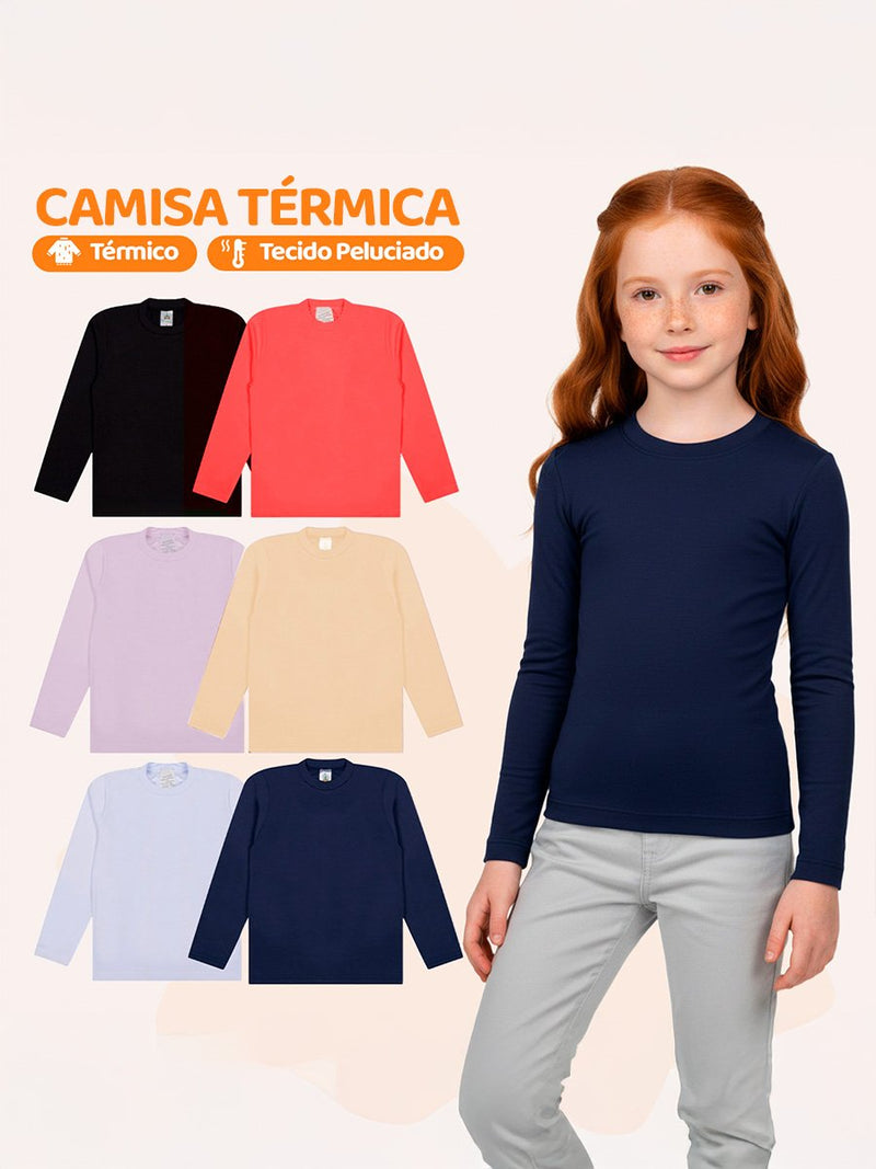 Kit 3 Camisas Térmica