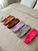Conjunto Moletom Bebe Menina Monocromático Canela