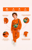 Kit Com 4 Peças (2 Conjuntos) Moletom