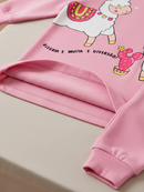 Conjunto Moletom Infantil Menina Cachorrinha Frio