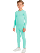 Conjunto Térmico Longo Azul Água-Menino