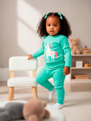 Conjunto Body e Calça Longo Suedini Unicornio