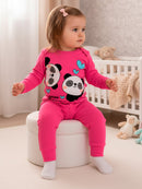 Conjunto Body e Calça Longo Suedini Pandas