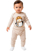 Conjunto Body e Calça Longo Suedini Pinguim 