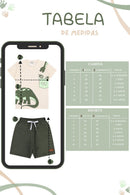 Conjunto Infantil Masculino Dinossauro