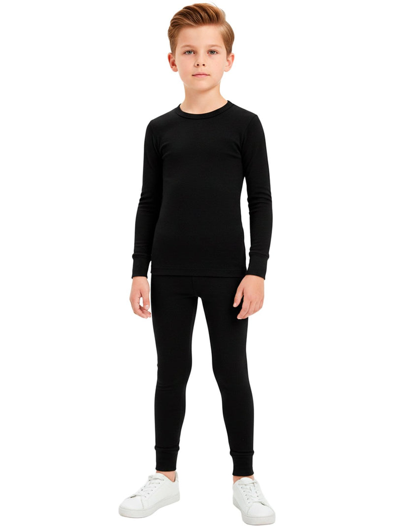 Conjunto Termico Infantil Longo Preto