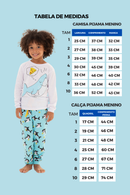 Kit Com 4 Peças (2 conjunto) Pijama Longo 
