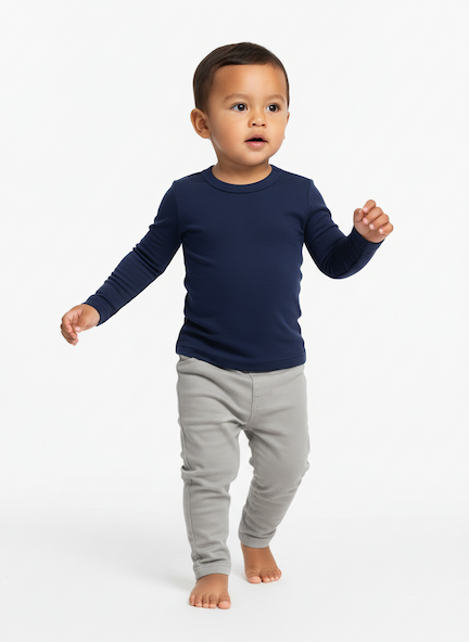 Blusa Térmica Bebê Menino Marinho