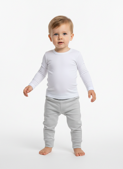Blusa Térmica Bebê Menino Branco