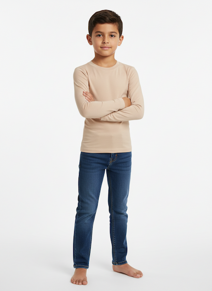 Blusa Térmica Infantil Menino Canela