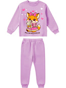 Conjunto Moletom Bebe Menina Raposinha Abraço