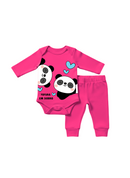 Conjunto Body e Calça Longo Suedini Pandas