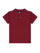 Camisa Gola Polo Infantil Menino Bordô (Liso)